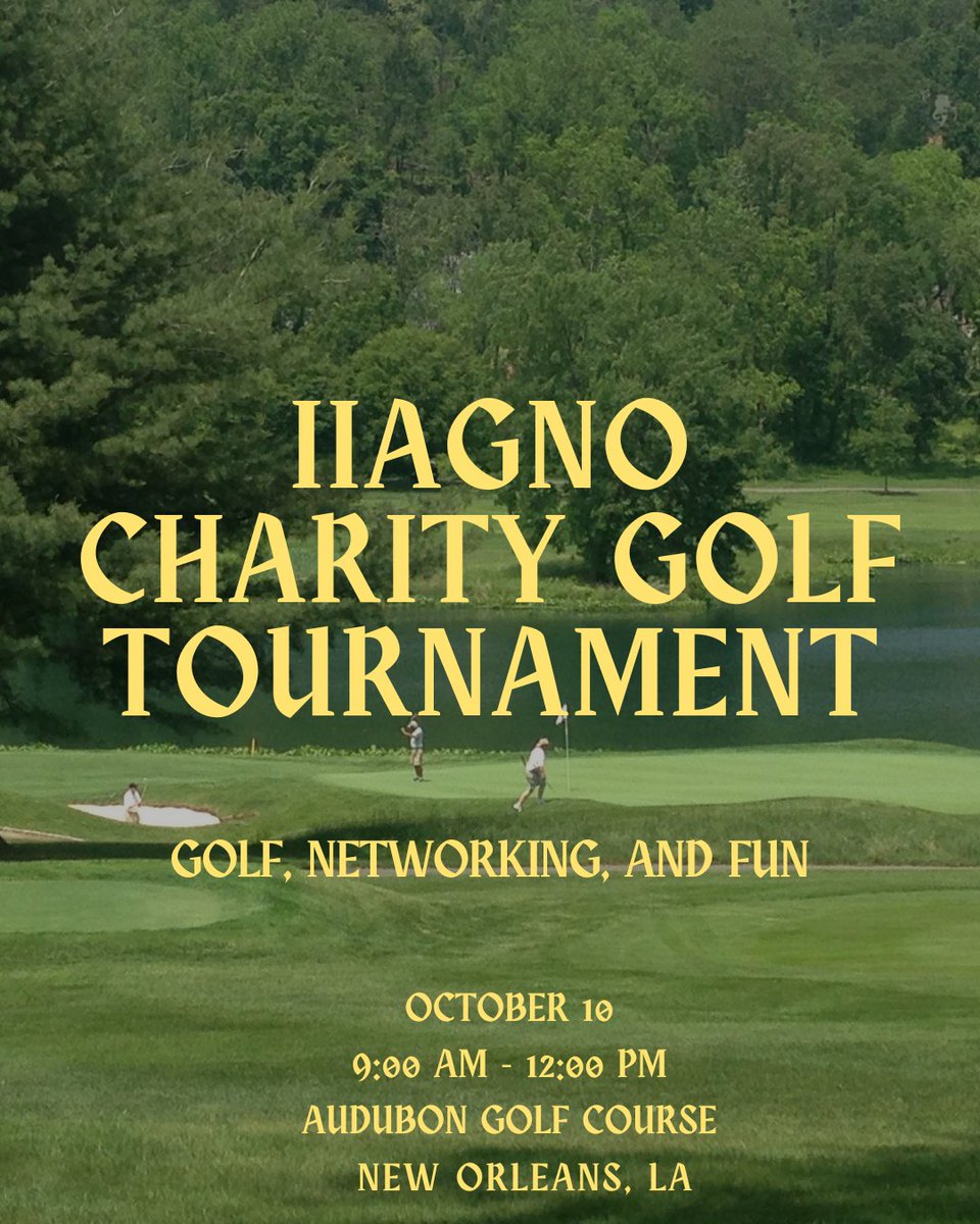 This is it — your last chance to register for the IIAGNO Charity Golf Tournament on October 10! Expect a fantastic day of golf, networking, and yes… puppies! 🐶 Secure the last few spots now &gt; loom.ly/s3ngaNs