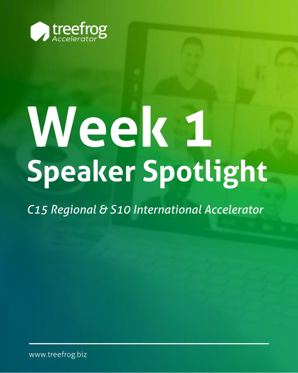 Strong starts build strong companies. 💪

In Week 1, our cohorts kicked off with sessions on entrepreneurial principles, business planning &amp; lessons from seasoned founders.

Big thanks to: Chris Carder, Chris Kay &amp; Enrique Soissa!

#TreefrogAccelerator