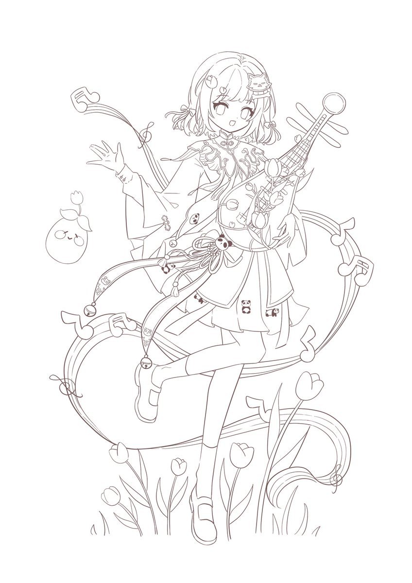 Mario_Kou587's tweet photo. 25歳のお誕生日おめでとう！らむちゃんのために誕生日イラストを描きました。中国の伝統的な衣装と楽器を取り入れました。らむちゃんが気に入ってくれるといいな！今日のBDLも頑張ってください！待って、まさか…らむちゃんはもうすぐ30歳なんですか
#らむれたー #Lamart #こはならむ #こはならむBDL2 https://t.co/KEiXij9t9Y