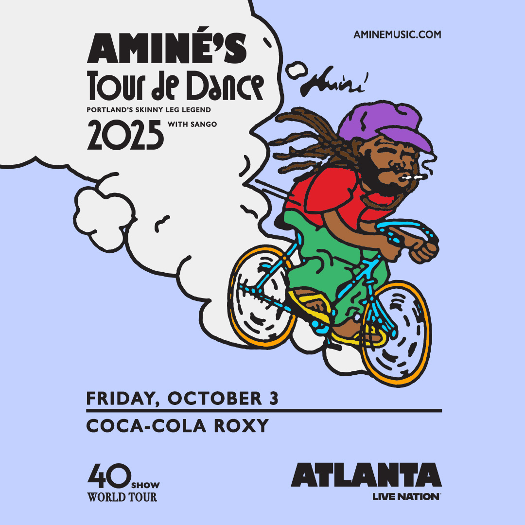 CocaColaRoxy's tweet image. 🚲 TONIGHT! 💨 Aminé&apos;s Tour de Dance 2025 with special guest Sango sounds like the perfect way to get our weekend started! 😎

⏰ Doors at 7:00PM, show at 8:00PM.

➡️ Tix + FAQs: livemu.sc/4cv9gp3