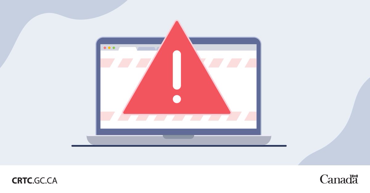 CRTCeng's tweet image. ⚠️ Due to a planned network outage, the CRTC website, including applications and proceedings pages, will be offline from October 3 at 3:00 p.m. (EDT) to October 5 at 8:00 p.m. (EDT). Thank you for your understanding!