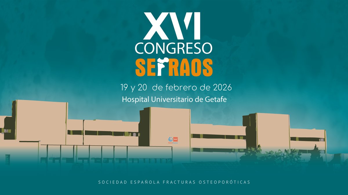 📅GUARDA LA FECHA📅

XVI CONGRESO SEFRAOS
📅: 19 y 20 de febrero de 2026
📍: Hospital Universitario de Getafe

¡Mucha más información próximamente!