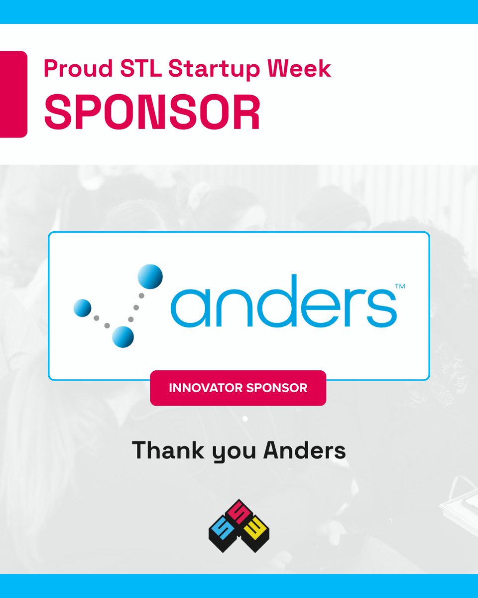 STLStartupWeek's tweet image. Thanks to Anders, an Innovator Sponsor of STL Startup Week and host of our Welcome Breakfast &amp;amp; Keynote!

Anders is a full-service CPA and advisory firm helping businesses and individuals thrive through financial guidance, tax strategy, and innovative solutions.