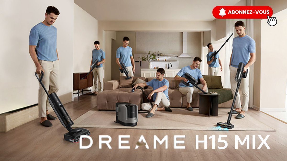 UX_Tech_FR's tweet image. Le DREAME Mix 15, l&apos;aspirateur ultime qui remplace 3 appareils, est actuellement en promo :
👉 Amazon : amzn.to/4ozNqqF
👉 Boulanger : fnty.co/c/r-GCAQQCJb

Et retrouvez-le dans notre  vidéo :
youtu.be/UKWfqQXAyTg

#Dreame #DreameH15Mix #Nettoyage #UxTech