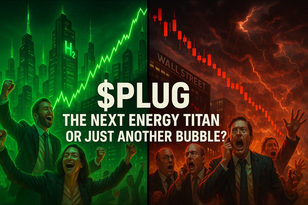 FileMakr's tweet photo. Something CRAZY is happening with $PLUG.

Investors are split:
⚡ Future clean energy titan
💥 Overhyped bubble about to burst

The swings today are unreal.

Thread ↓ 

https://t.co/e760yB2ppw

#STOCK https://t.co/C3rHRN9nCW