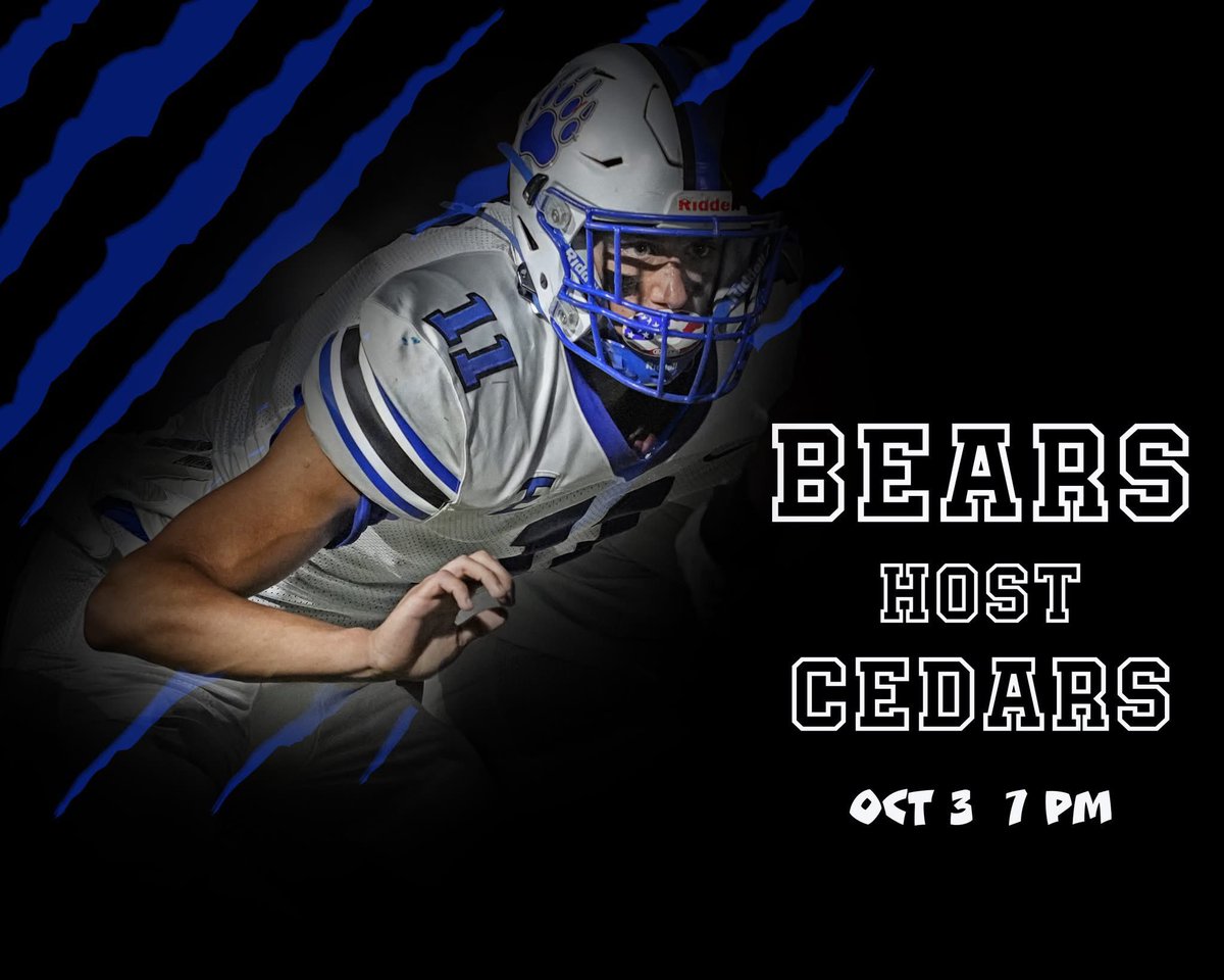 HOMECOMING‼️ Come on out and support your Bears!  #AboveTheLine