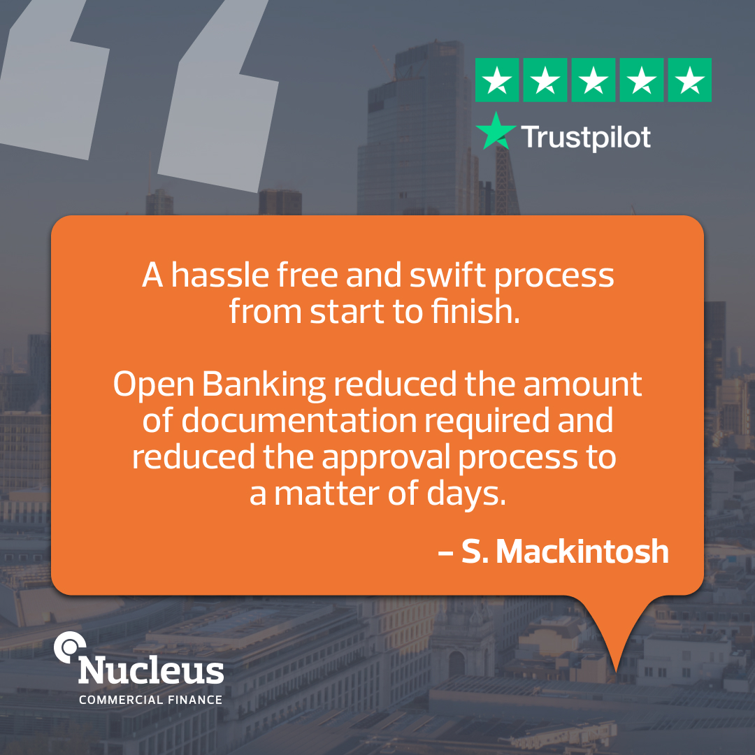 🌟 Feedback Fridays 🌟

Fast, frictionless finance — focused on you.

💬 “Hassle-free &amp; swift. Open Banking cut docs &amp; sped up approval!”

At Nucleus, we make funding simple — whether via broker or direct.

#CustomerExperience #Trustpilot #BusinessFinance #OpenBanking #SMEs