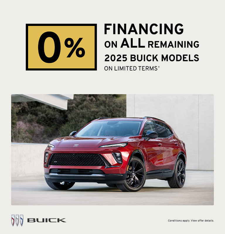 0% Financing on ALL remaining 2025 Buick Models!!

Plus - $1,000 off ALL In-Stock 2025 Envisions.

Hit the link to check out our 2025 Buick lineup!

chapmanmotorsgm.ca/new/2025-Buick…