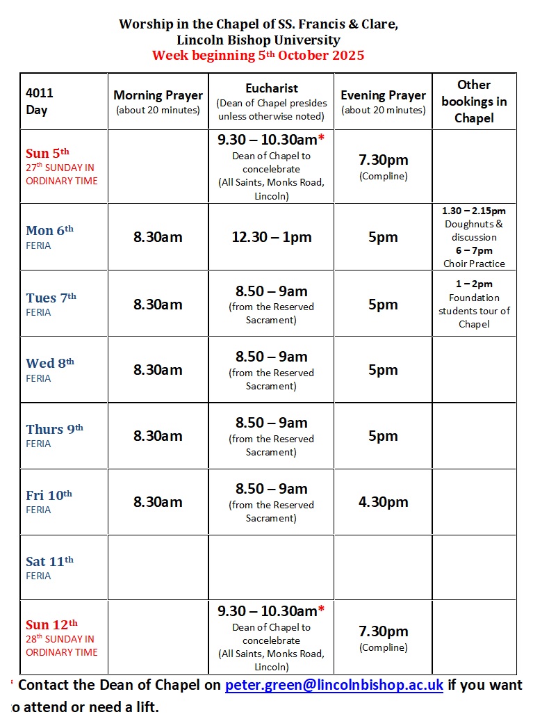 LincBUniChaplaincy tweet media