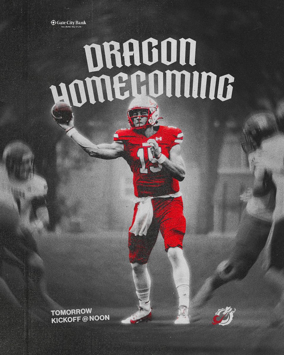 Noon Kickoff tomorrow at Scheels Field! #DragonPride #FindAWay