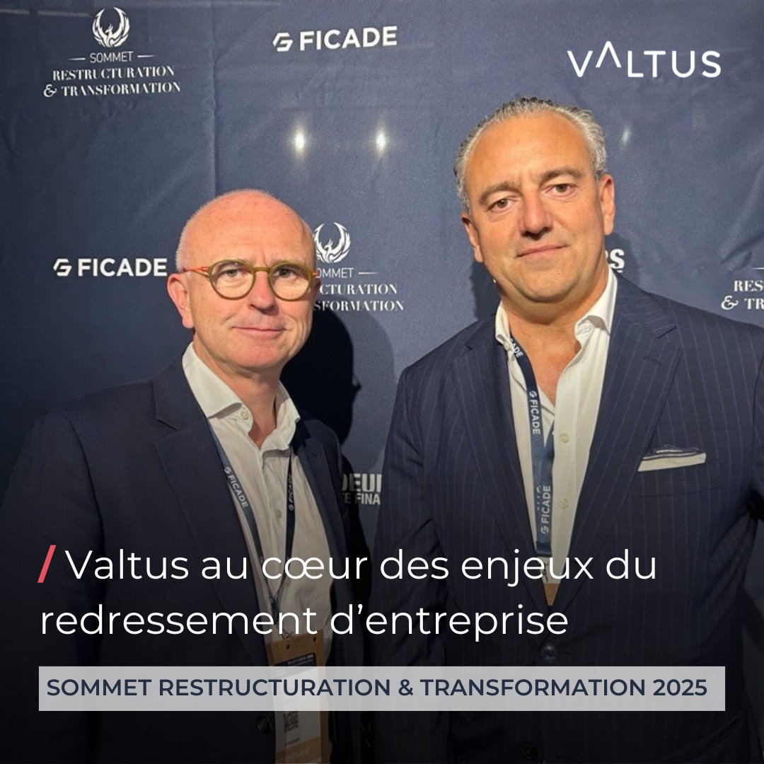 / 𝐒𝐘𝐍𝐓𝐇𝐄𝐒𝐄 📝 « 𝐕𝐚𝐥𝐭𝐮𝐬 𝐚𝐮 𝐜œ𝐮𝐫 𝐝𝐞𝐬 𝐞𝐧𝐣𝐞𝐮𝐱 𝐝𝐮 𝐫𝐞𝐝𝐫𝐞𝐬𝐬𝐞𝐦𝐞𝐧𝐭 𝐝’𝐞𝐧𝐭𝐫𝐞𝐩𝐫𝐢𝐬𝐞 ». Pour la troisième année consécutive, Valtus était partenaire du Sommet Restructuration &amp; Transformation !

Analyse 👉🏽 lnkd.in/d5B3tTet