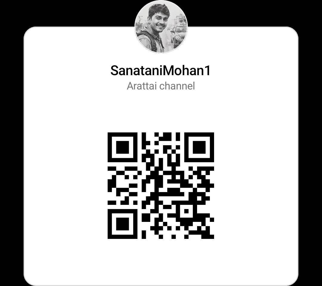 SanataniMohan1's tweet photo. Arattai Chat App ( भारतीय )🇮🇳 पर अब मैं उपलब्ध हूँ I

मेरा arattai channel link 👇🏻👇🏻
https://t.co/mzf8UvmJZU

सभी लोग जुड़े भारतीय सोशल प्लेटफॉर्म पर ज्यादा से ज्यादा समय दें ताकि भविष्य में अपनी निजता और गोपनीयता बनी रहे!

उपलब्ध हूँ 👇🏻👇🏻
1. Arattai 
2. Ulaa Brouser 
3. Zoho Mail
4. AtoPlay 
5. Nyburs 
6. Indus Appstore
