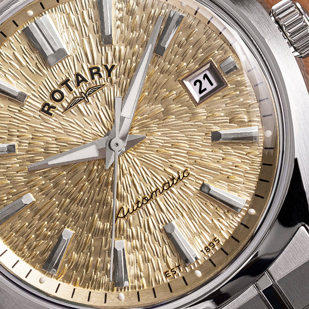 Explore the details of Lumen...

From the radiant dial to the fluid multi link bracelet, the Lumen collection has been meticulously crafted to balance strength and elegance.

Explore the collection at our online store

rotarywatches.com/collections/lu…

#rotarywatches