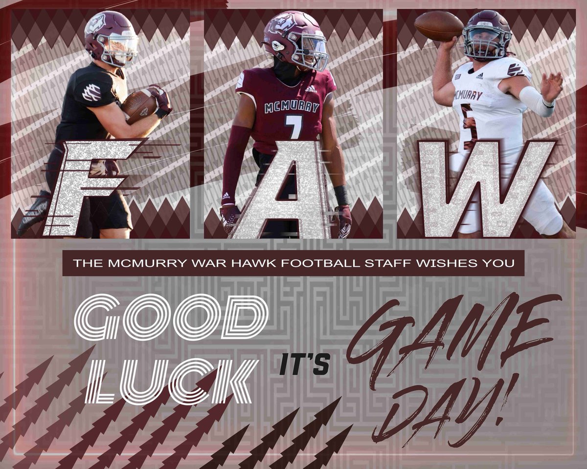 Thanks for the support <a href="/CoachNealMcM/">JORDAN NEAL</a> <a href="/McMURRYFOOTBALL/">McMURRY FOOTBALL</a> 
FAW!!!
<a href="/Devo26Dorris/">Devon Dorris</a> <a href="/foster_sawyer/">Foster Sawyer</a> <a href="/JClarkHFB247/">Jeremy Clark</a> <a href="/mattdwalter/">Coach Matt Walter</a> <a href="/Vines0617/">Jason Vines</a>