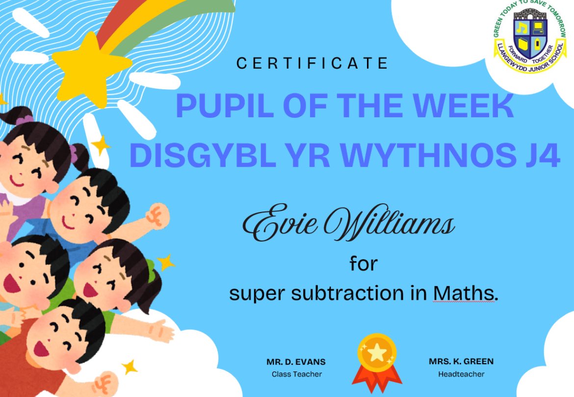 Class J4 - Mr. D. Evans tweet media