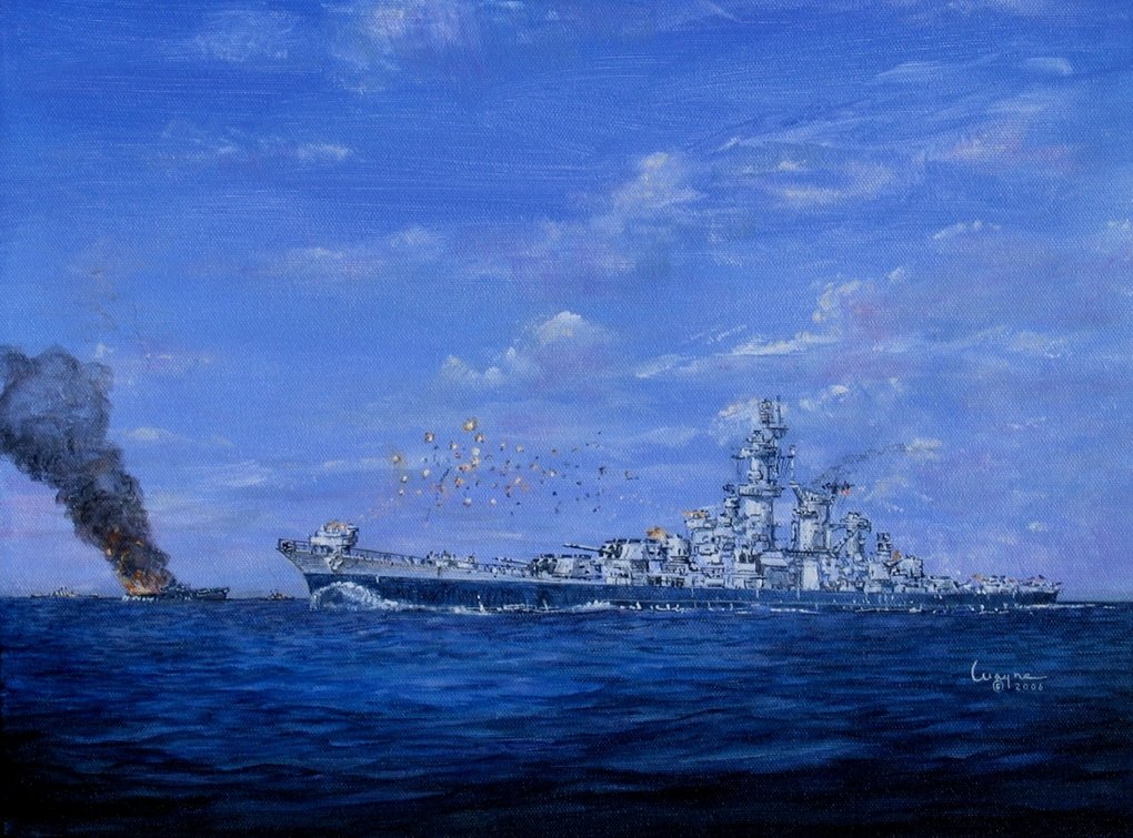 FlMichele69's tweet photo. Battle cruisers
#USSAlaska CB1 (1944-1947)
Alaska Class
🎨 #WW2 19 Mar 1945 of the coast of Japan (Wayne Scarpaci)
@USNavy 🇺🇸 https://t.co/wcOJKQWpdS