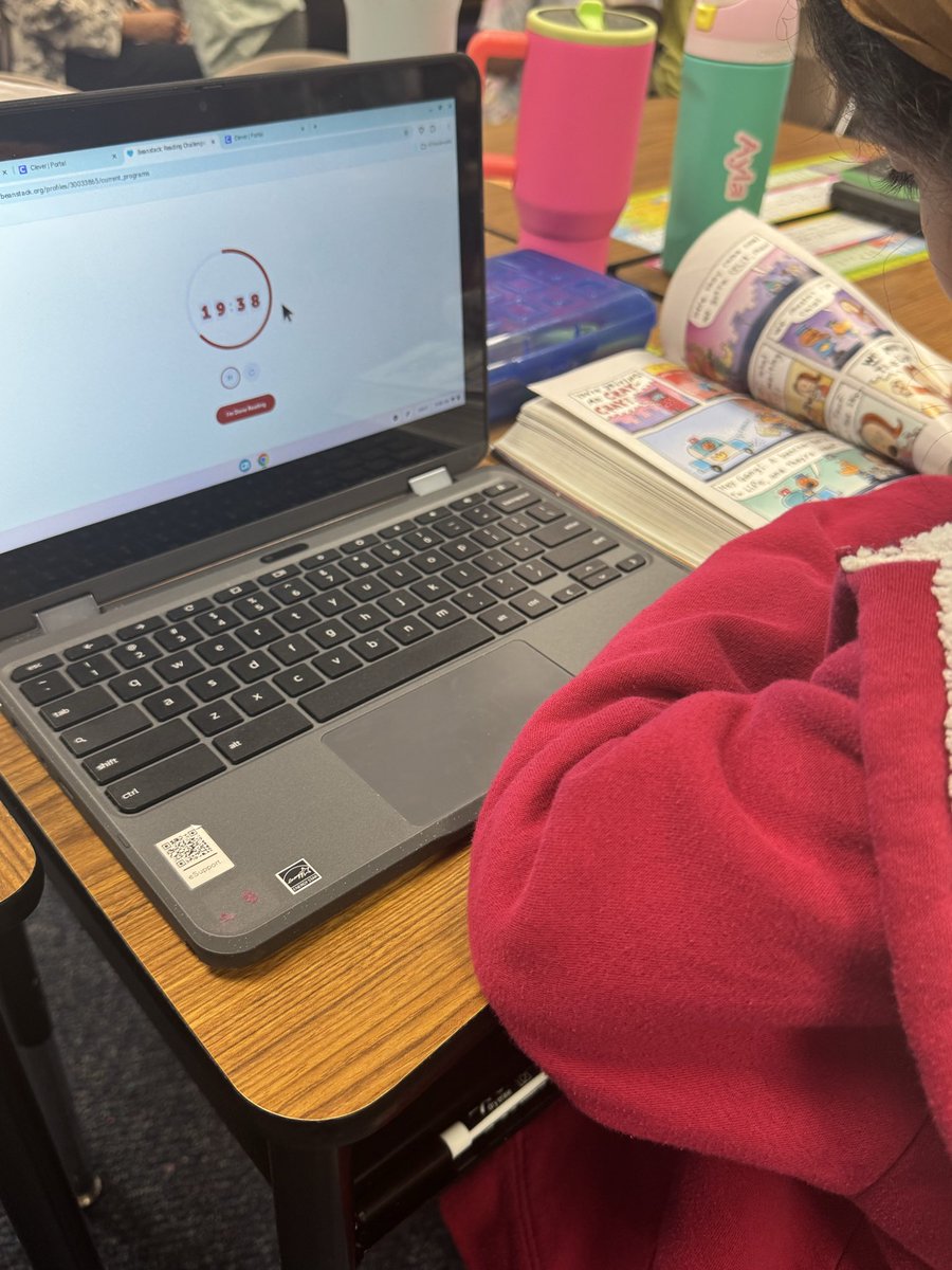 thatsTeaching's tweet image. Second grade @CheathamElem is working hard to help reach our school-wide @zoobeanreads Beanstack reading goal!  #reading #beanstack