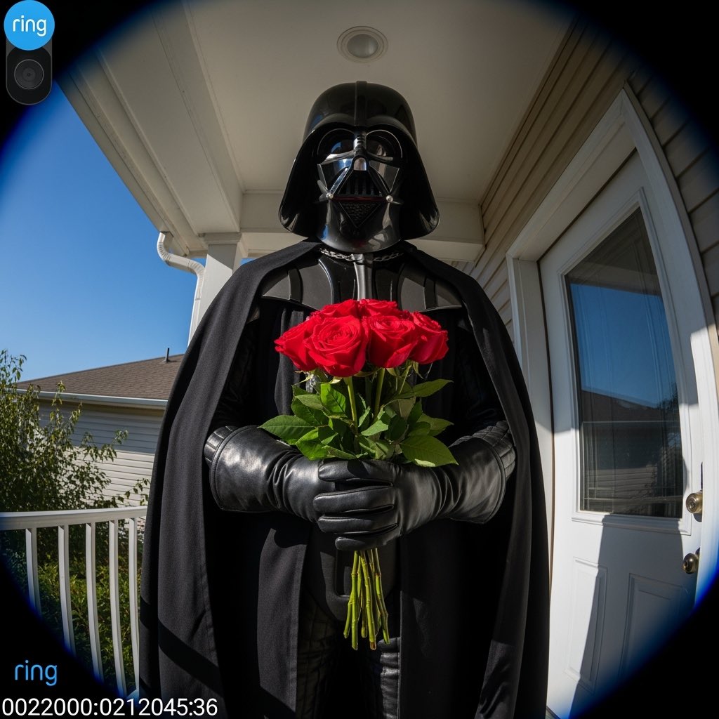 inversedpowers's tweet photo. $INFRA V4 Dapp TTI - Round 1 🎨

Camera views featuring famous figures:

> Supergirl flying over the city via GoPro

> Darth Vader delivering flowers via Ring doorbell 

> Taylor Swift hanging with Spider-Man at a NY bar caught on a fish eye lens

> Teletubbies stealing the Mona Lisa via security cam footage 

All generated within literal seconds using the @InfraX_ V4 BETA version 

#AI #AiArt #aiphotograpy