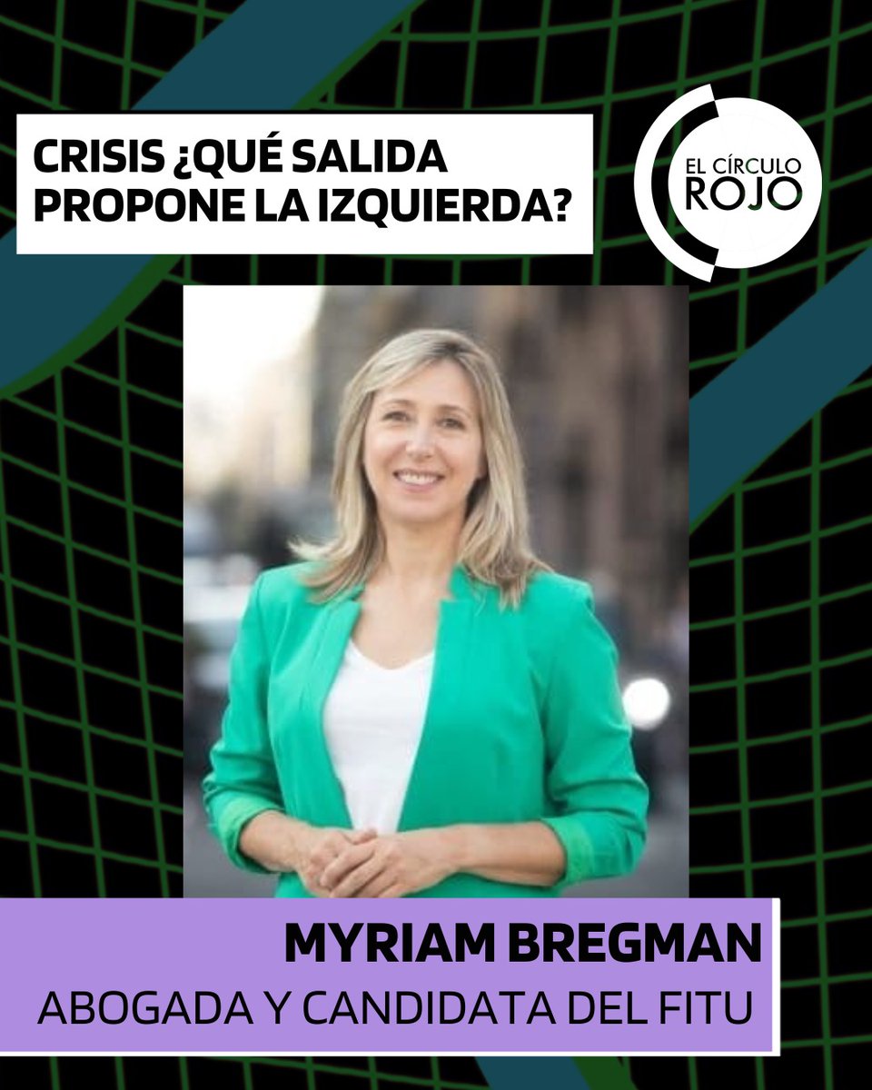 El Círculo Rojo (@circulorojo899) on Twitter photo #Conversaciones en ⭕️
Este sábado nos visita la abogada, referente y candidata a diputada nacional del FITU <a href="/myriambregman/">Myriam Bregman</a> para charlar sobre Milei, el nuevo escándalo de un gobierno en crisis y qué futuro quiere construir la izquierda.
Sábados de 12 a 14 hs por <a href="/radioconvos899/">Radio Con Vos 89.9</a> #Conversaciones en ⭕️
Este sábado nos visita la abogada, referente y candidata a diputada nacional del FITU <a href="/myriambregman/">Myriam Bregman</a> para charlar sobre Milei, el nuevo escándalo de un gobierno en crisis y qué futuro quiere construir la izquierda.
Sábados de 12 a 14 hs por <a href="/radioconvos899/">Radio Con Vos 89.9</a>