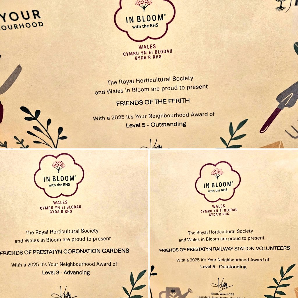 Dr James Davies (@jamesdavies) on Twitter photo π An amazing result at the <a href="/walesinbloom/">Wales in Bloom</a> 2025 Awards Ceremony today - Prestatyn wins GOLD and 1st place in the Large Town Category, with other awards for community groups and a front garden.
π¬π§ Prestatyn has made it through to enter Britain in Bloom 2026.
π Thank you all! π An amazing result at the <a href="/walesinbloom/">Wales in Bloom</a> 2025 Awards Ceremony today - Prestatyn wins GOLD and 1st place in the Large Town Category, with other awards for community groups and a front garden.
π¬π§ Prestatyn has made it through to enter Britain in Bloom 2026.
π Thank you all!