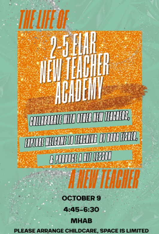 📢Calling new teachers on our megaphones📢 We want to see you at the New Teacher Academy! 🤩👩‍🏫🫶