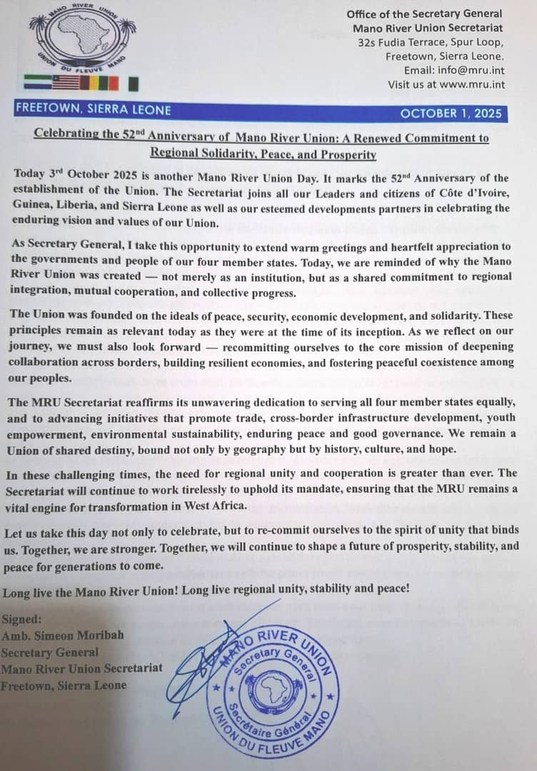 Mano River Union (@union_mano) on Twitter photo 