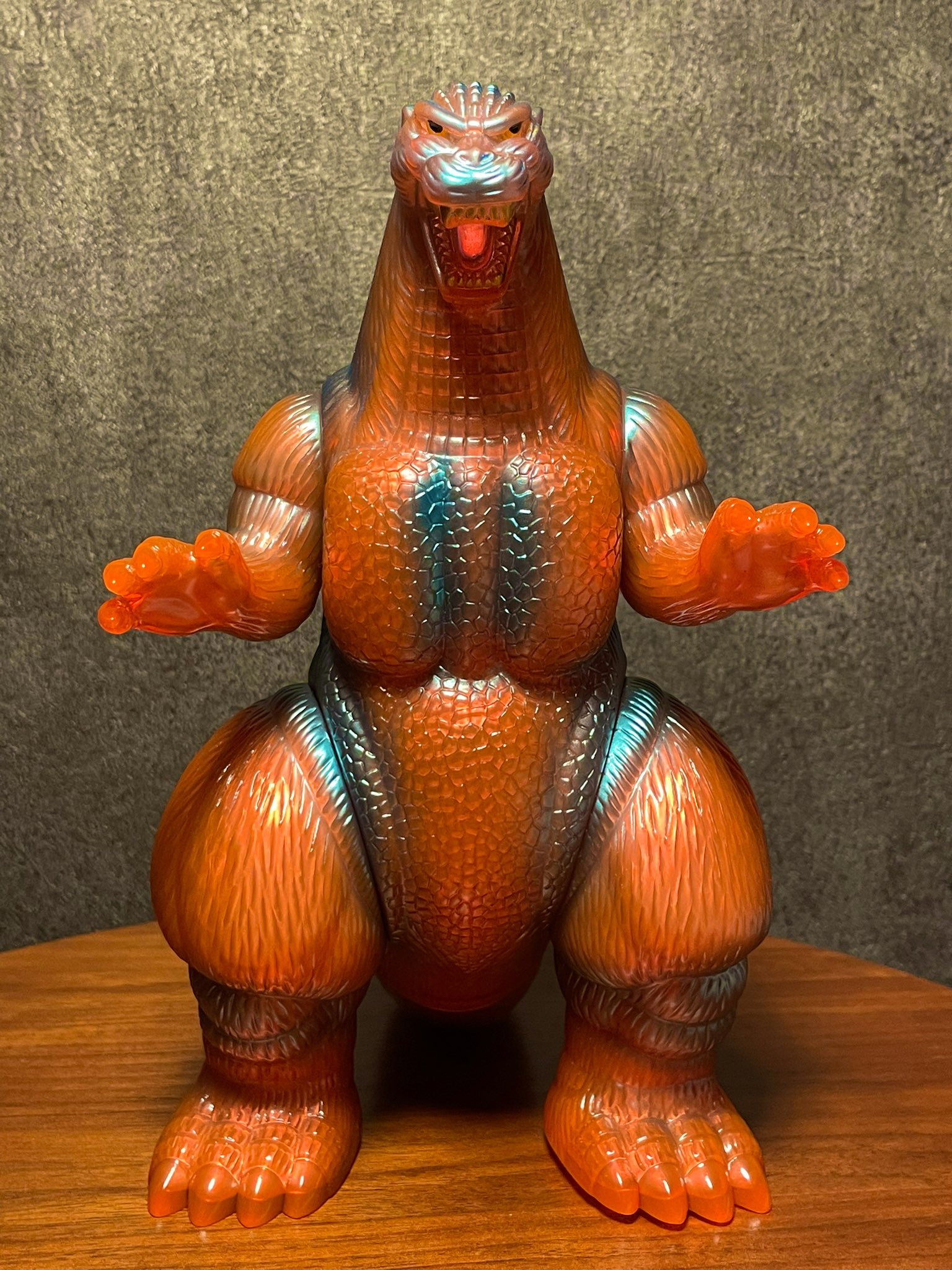 マルサン 1989 ゴジラ ビオゴジ 350 Orange clear マルサン 1989 ゴジラ ビオゴジ 350 Orange clear
