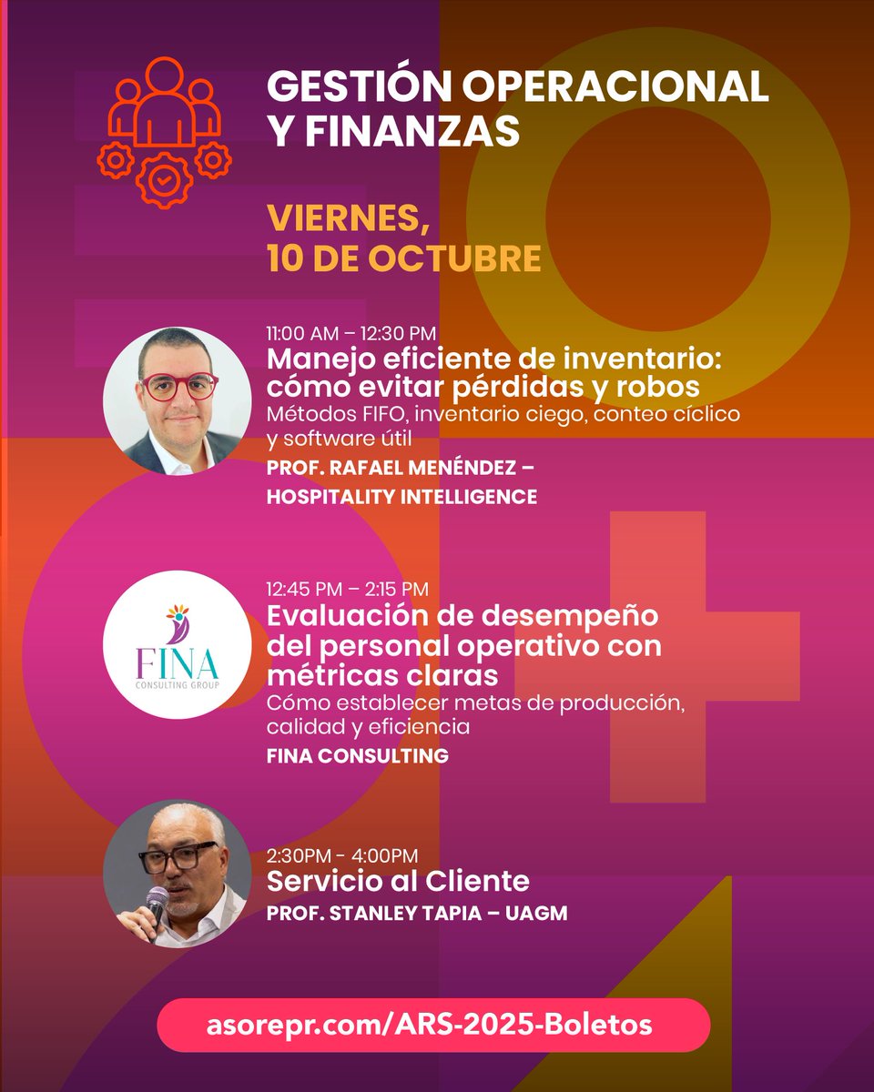 asore_pr's tweet photo. 🚀 Invierte en tu crecimiento y asegura el éxito de tu negocio.

En el ASORE Restaurant Show 2025 presentamos un Programa de Capacitación Gerencial diseñado para potenciar tus conocimientos.

🎟️ Consigue tu espacio aquí: https://t.co/WWKn9lhd8o https://t.co/0VzVbiHicE