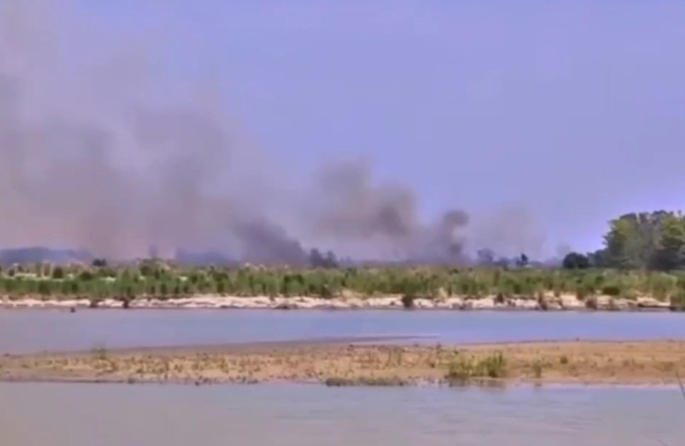 #BREAKING: First ever visuals from India's Maujpur village in Punjab where 4th Indian Rafale crashed on 07 May 25.