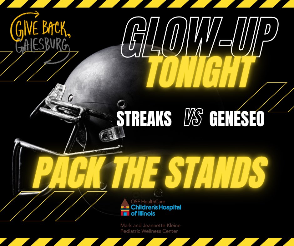 GiveBackGburg's tweet photo. Get your neon out and head to the game! Lots of fun events and raffles to enjoy! Pack the place as we cheer on our Streaks! https://t.co/Xx2u4iDl90