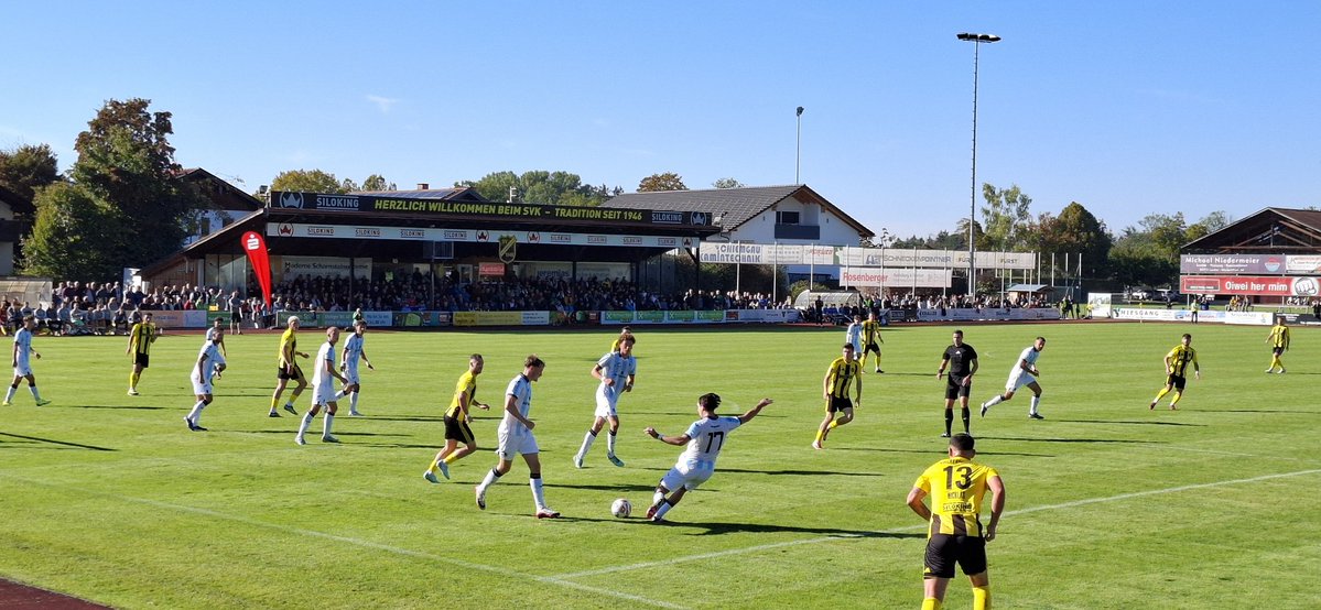 🗓️  03/10/2025
🕰  15:00
⚽️  Sportverein Kirchanschöring
e. V. 1946 - Turn- und Sportverein München
von 1860 e. V. II 2-2
📍  Kirchanschöring
🏟  EM-Group Arena
🎟️  €9
🏆  Bayernliga Süd 
👥️  1238
📊  2/17