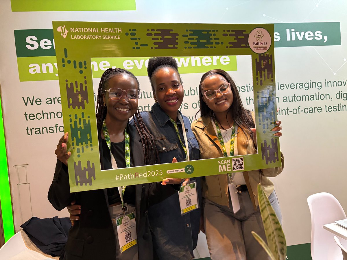 Atricia_nkosi's tweet photo. @Real_NHLS_SA
Day 2 at #PathReD has been nothing short of inspiring!. From engaging plenary talks to thought-provoking oral and poster presentations, we’ve had the pleasure of hearing from brilliant minds pushing the frontiers of science. #NHLS #PathRed https://t.co/Ca6B8rGUuj