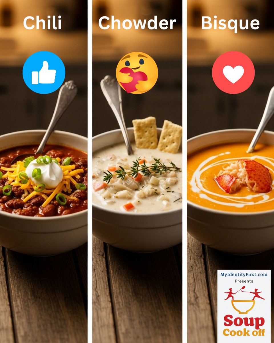 SoupCookOff's tweet photo. Just comment and let us know what is your favorite type of soup? https://t.co/UTwI7e04Ef