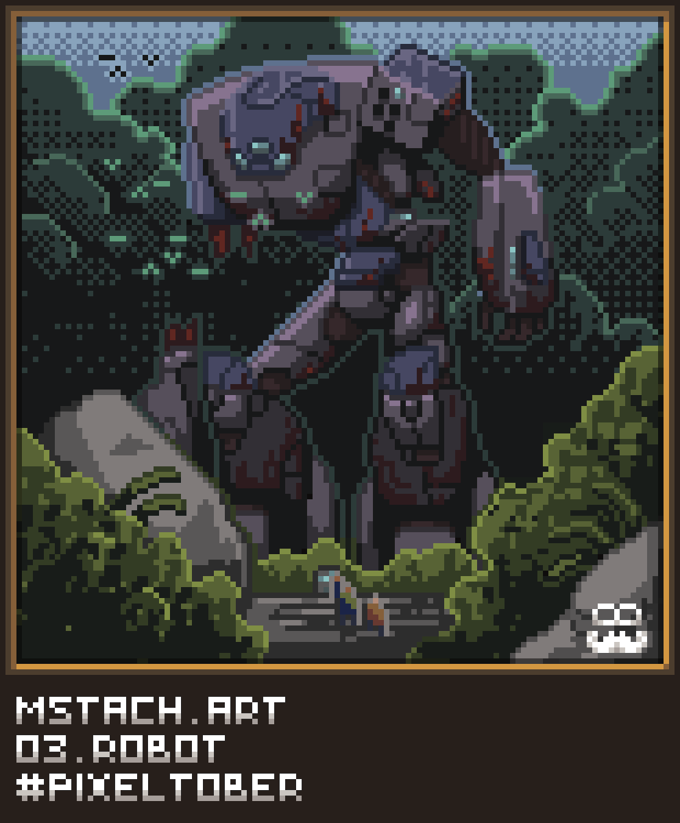 Mstachart's tweet photo. #3 ROBOT #pixeltober2025

O gigante esquecido.

124x124

#pixelart #art #pixel #gameart #game #robot #drawing #draw #painting #aseprite https://t.co/g23jkEGJia