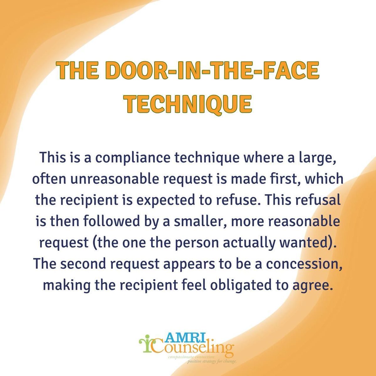 One huge 'no' often leads to a smaller 'yes.' 😉 

#Compliance #SocialInfluence #Negotiation