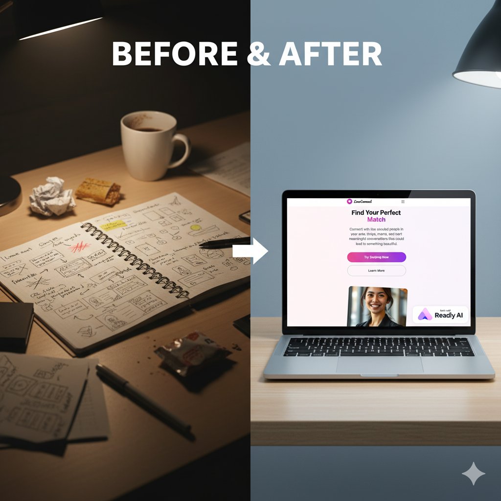 TechAI_X's tweet image. Web design just had its GPT-4 moment.
Ideas → Websites in 60 seconds.
60 seconds to generate a dating app? Seriously?
Swear it's real. Challenge us in the next 60 seconds.