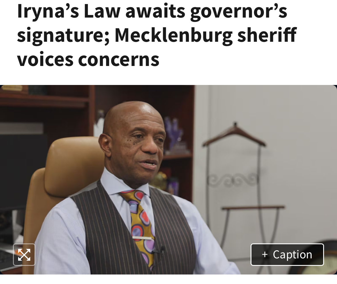 Here’s MY concern: he’s still the sheriff.