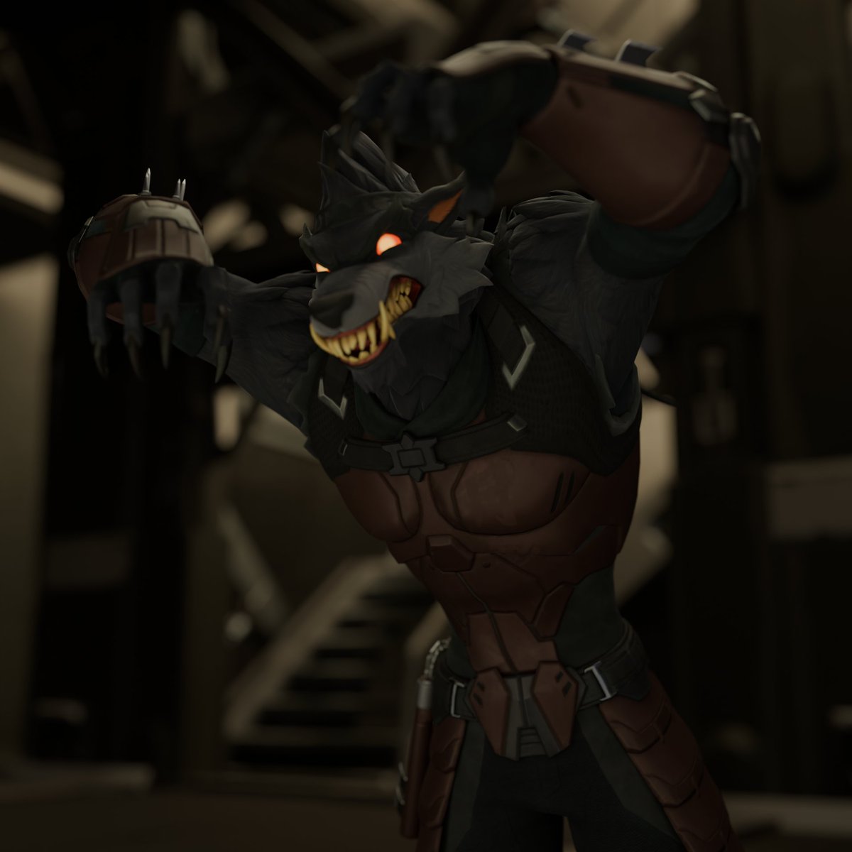 New Dire render.. just because 🐺🌕