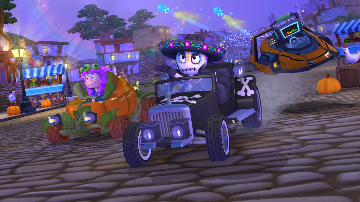 vectorunit's tweet image. The Halloween Update has arrived in Beach Buggy Racing 2. El Zipo gets a Día de los Muertos makeover, Screamin’ Jack returns, new car kits drop, and the Trick or Treat challenge gets a full rework. Details: vectorunit.com/blog-posts/202…