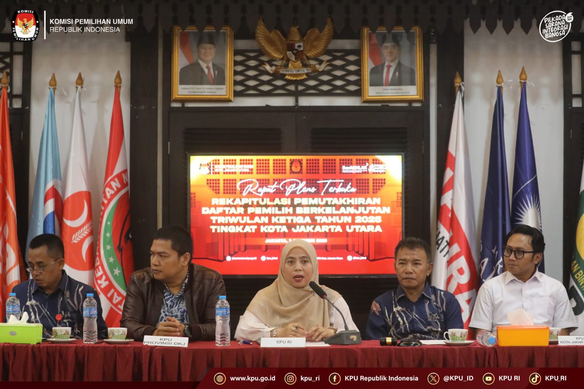 KPU_ID's tweet photo. #TemanPemilih, dinamika kependudukan yang tinggi di kota besar seperti Jakarta menimbulkan tantangan tersendiri bagi KPU dalam menyajikan data pemilih berkelanjutan yang mutakhir. Untuk itu, diperlukan sinergi kuat dengan berbagai pemangku kepentingan guna -- https://t.co/qft6gSfgqY