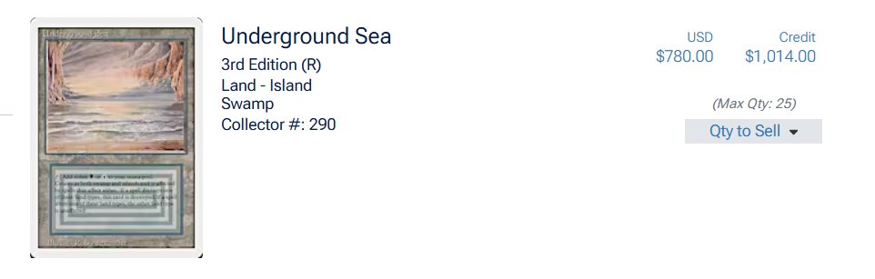 My first time on Twitter in multiple months. Did I miss anything, really? 

I do see that cEDH cards are all on the rise. So I guess there is that. CK paying $780 for NM Revised Underground Sea is a new high IIRC.