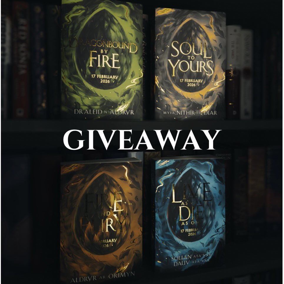 Ending the week with another exciting giveaway! 

One lucky winner will receive an exclusive foiled proof of Of Blood and Fire by <a href="/RCahillAuthor/">RyanCahill</a> in the colourway of their choice!
