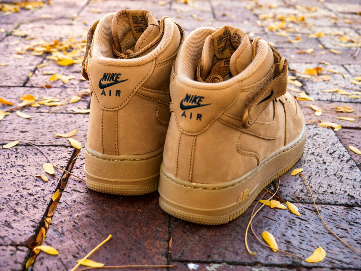 Wheat Air Force 1 Mid available now!