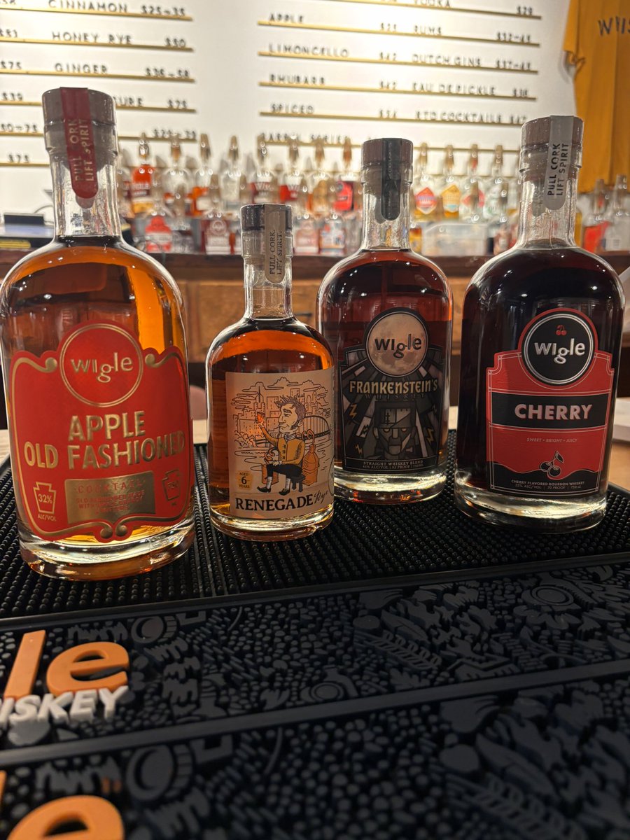 The <a href="/WigleWhiskey/">Wigle Whiskey</a> distillers are crushing it right now.