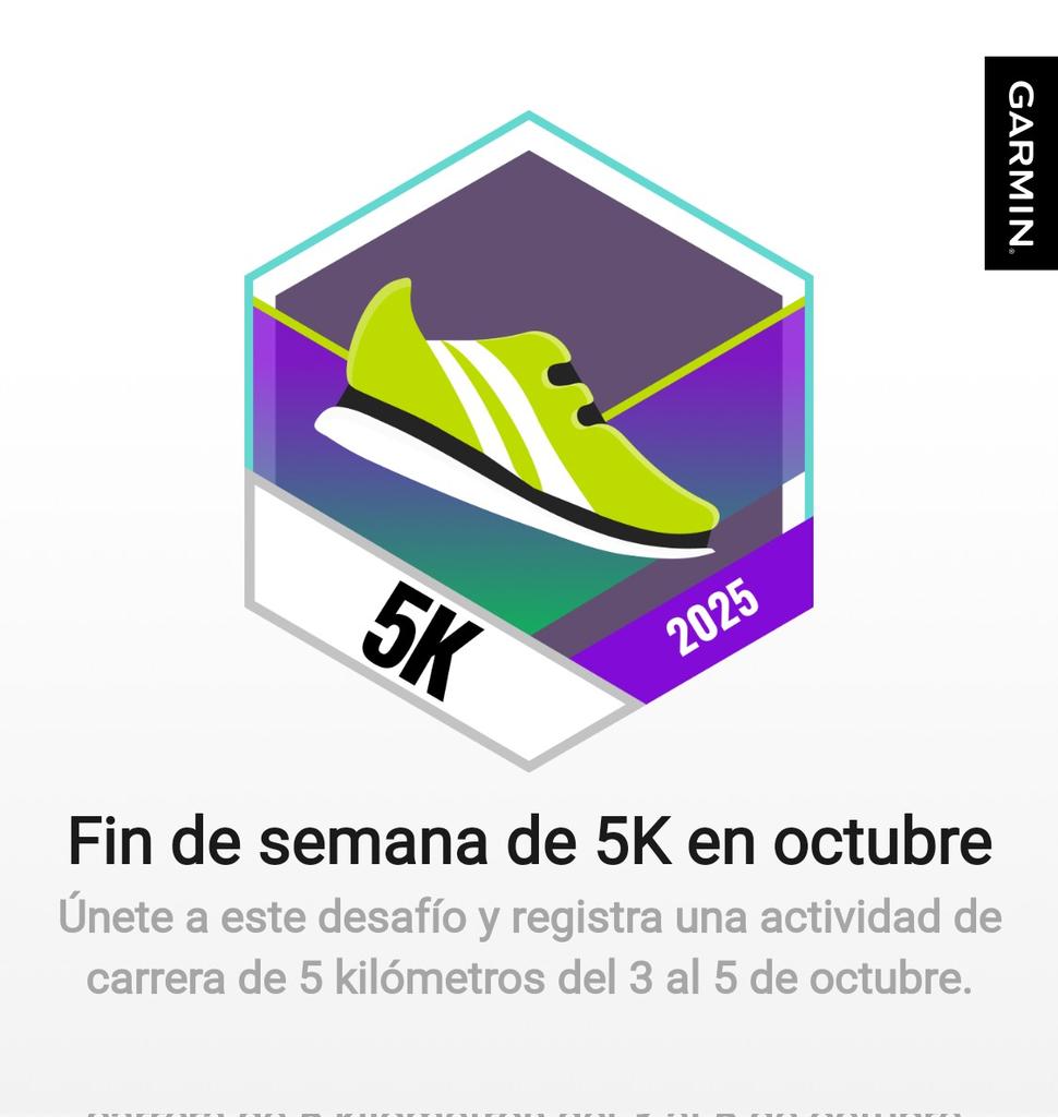 He ganado una medalla en Garmin Connect. #garmin #beatyesterday