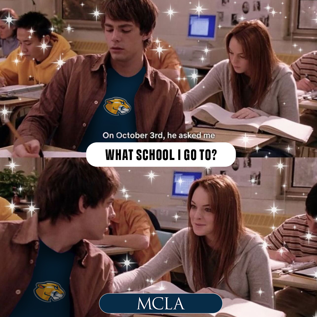 MCLA_EDU's tweet photo. Happy October 3rd to all who celebrate. #MeanGirls https://t.co/xiLTiSBunt