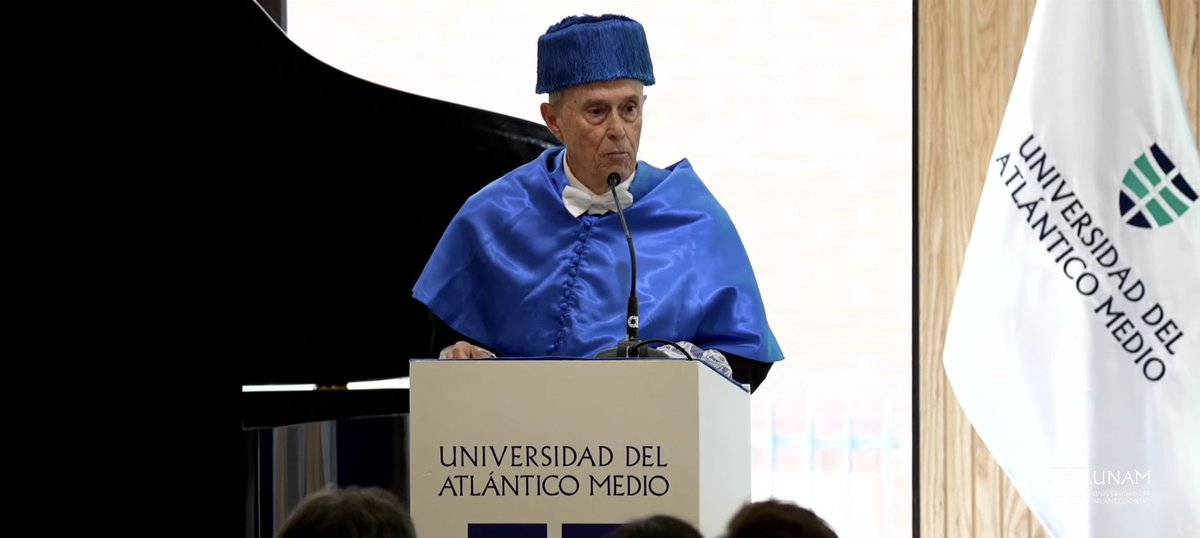 ✋Con el ex-rector Rubio Royo en <a href="/atlanticomedio/">Universidad Atlántico Medio - UNAM</a> “En el Gobierno de las empresas hace falta un Liderazgo con propósito poderoso”. 
👉youtu.be/qaqBCXlcaso?si…