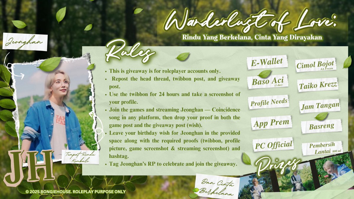 Bonghouse (@bongiehouse) on Twitter photo ใ
คใ
ค
๐ Let's make ๐๐๐จ๐ง๐ ๐ก๐๐งโ๐ฌ ๐๐ฉ๐๐๐ข๐๐ฅ ๐๐๐ฒ even merrier! Enter our give away consists of ๐๐๐ณ๐ณ๐ฅ๐ข๐ง๐ ๐ฉ๐ซ๐ข๐ณ๐๐ฌ for you to claim! Don't forget to follow the ๐ซ๐ฎ๐ฅ๐๐ฌ and wishing you the best of luck! ๊ฐเฆ(หถหแหหต)เป๊ฑ
ใ
คใ
ค ใ
คใ
ค
๐ Let's make ๐๐๐จ๐ง๐ ๐ก๐๐งโ๐ฌ ๐๐ฉ๐๐๐ข๐๐ฅ ๐๐๐ฒ even merrier! Enter our give away consists of ๐๐๐ณ๐ณ๐ฅ๐ข๐ง๐ ๐ฉ๐ซ๐ข๐ณ๐๐ฌ for you to claim! Don't forget to follow the ๐ซ๐ฎ๐ฅ๐๐ฌ and wishing you the best of luck! ๊ฐเฆ(หถหแหหต)เป๊ฑ
ใ
คใ
ค