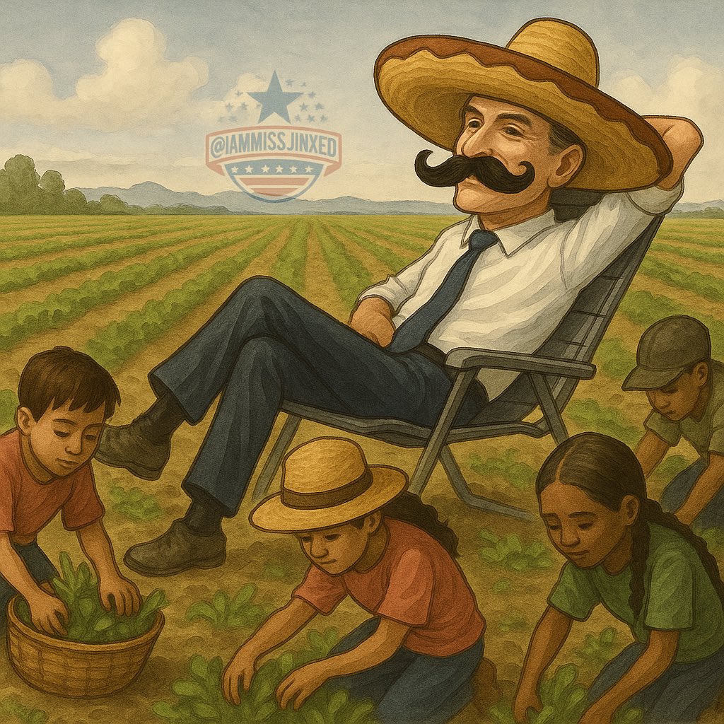 JinxedRealityX's tweet photo. @GavinNewsom How are the migrant children on the pot farm doing, Señor Gavin? https://t.co/neCMYXzQAy