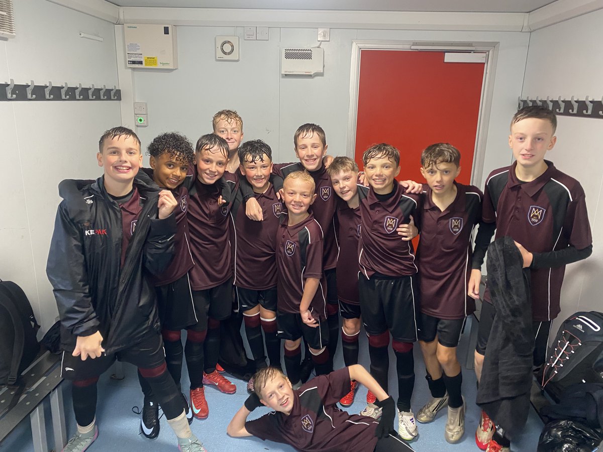 Year 7 Football: Despite strong winds &amp; heavy rain our year 7 team won 6-1 against Dowdales from Cumbria. With a pre-agreement to cut the game short if either side is dominating, the ref called an end to the game once Monty got to 6. Well done, boys!!